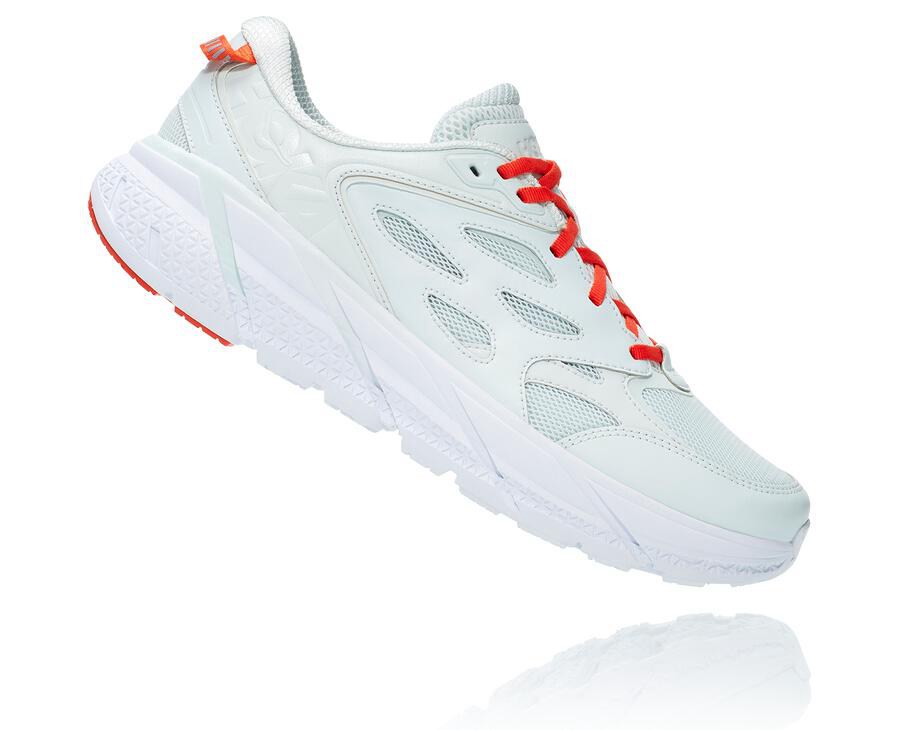 Hoka One One Koşu Ayakkabısı Kadın Mavi/Kırmızı - Clifton L - DS5980743